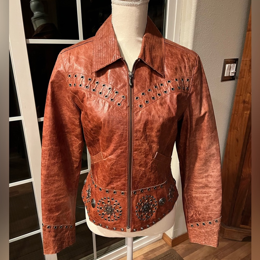 Studded Leather Jacket